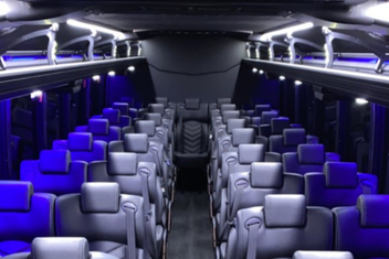 Lincoln Charter Bus Interior
