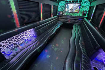 Lincoln Limo Bus Interior