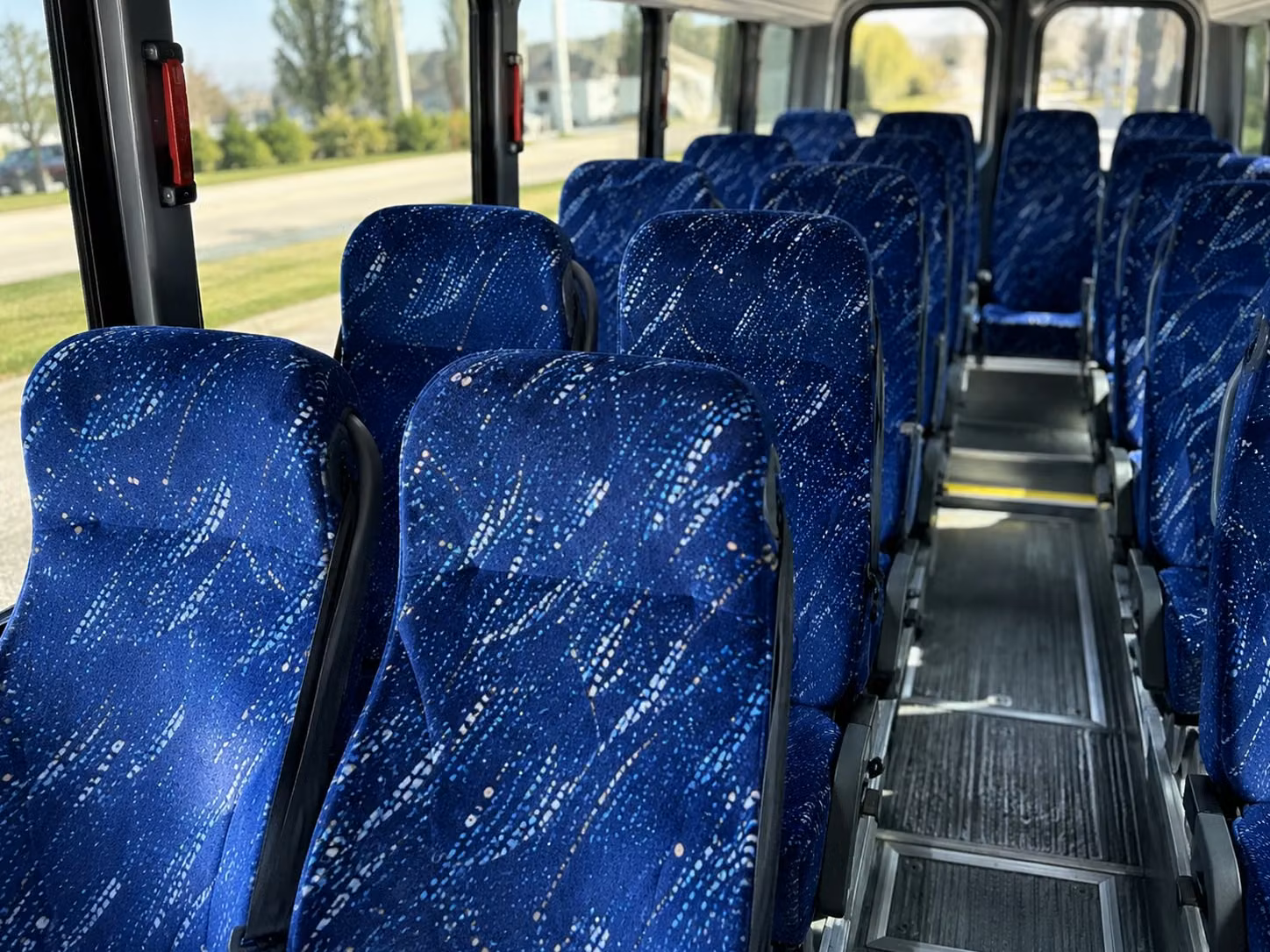 15 passenger minibus interior