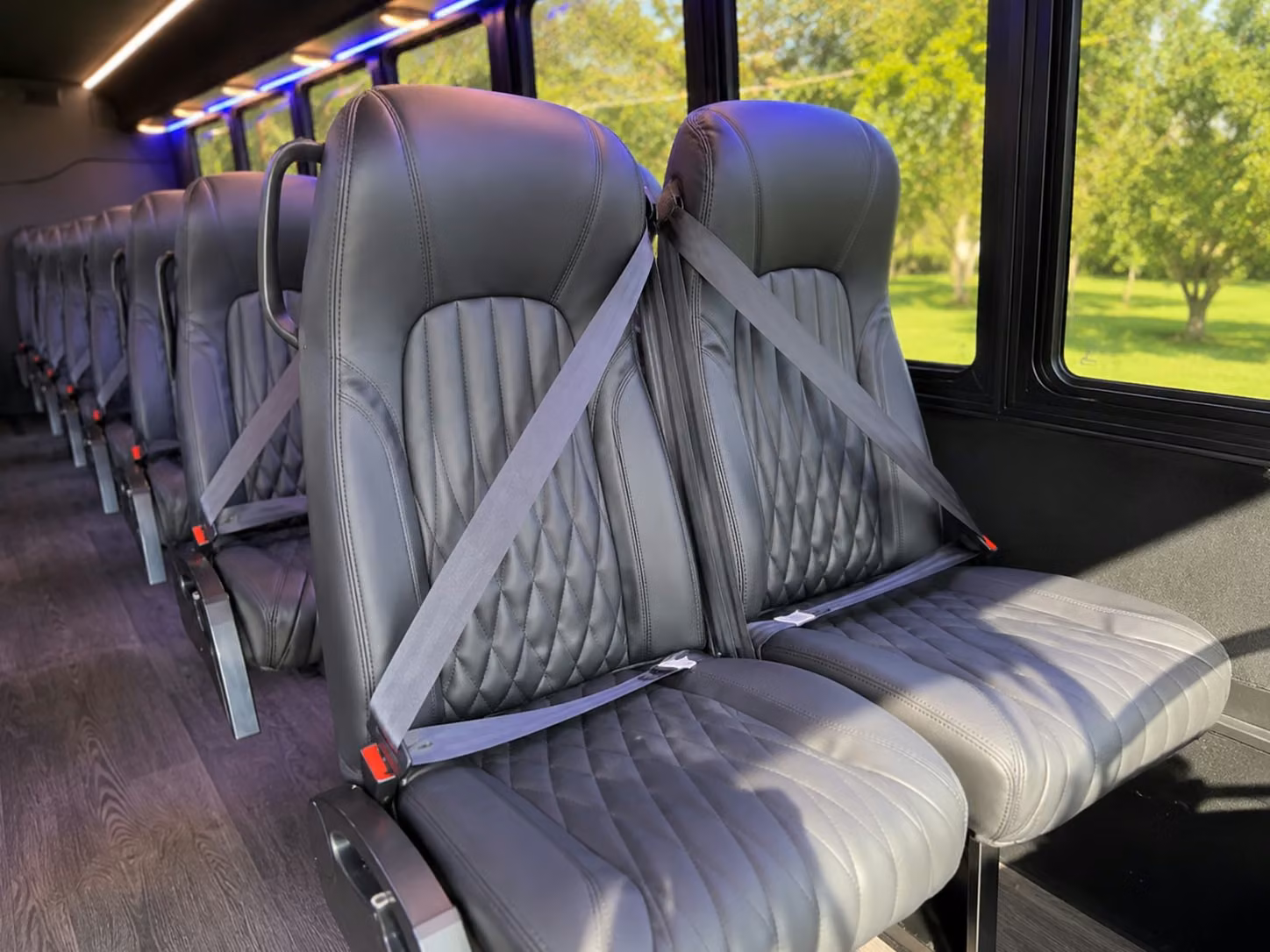 18 passenger minibus inside