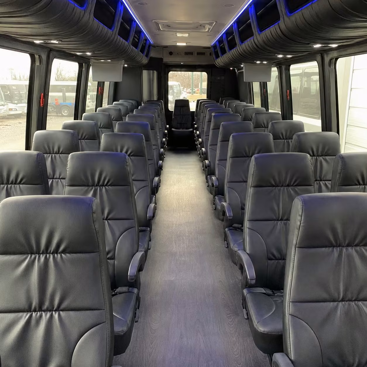 28 passenger minibus inside