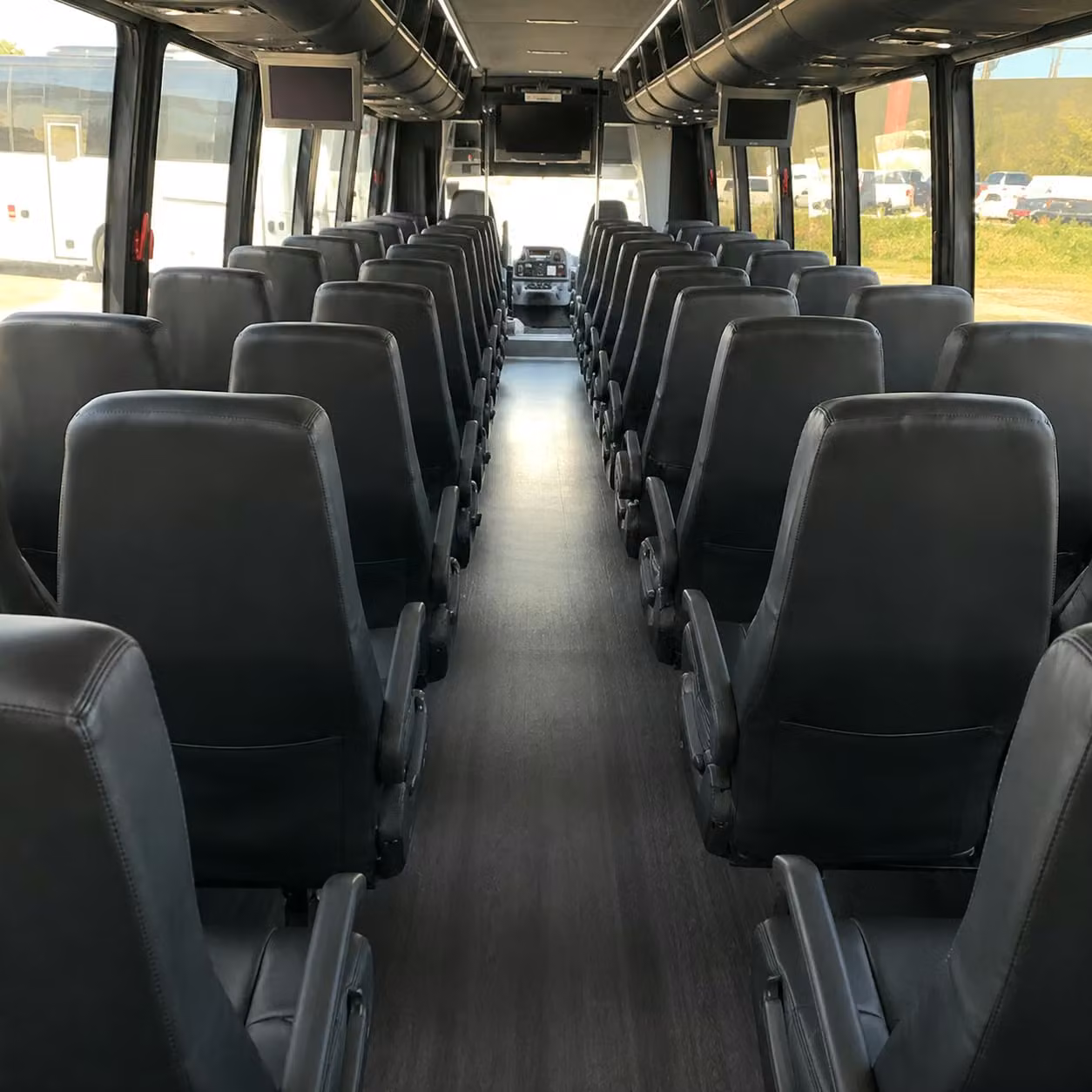 28 passenger minibus interior