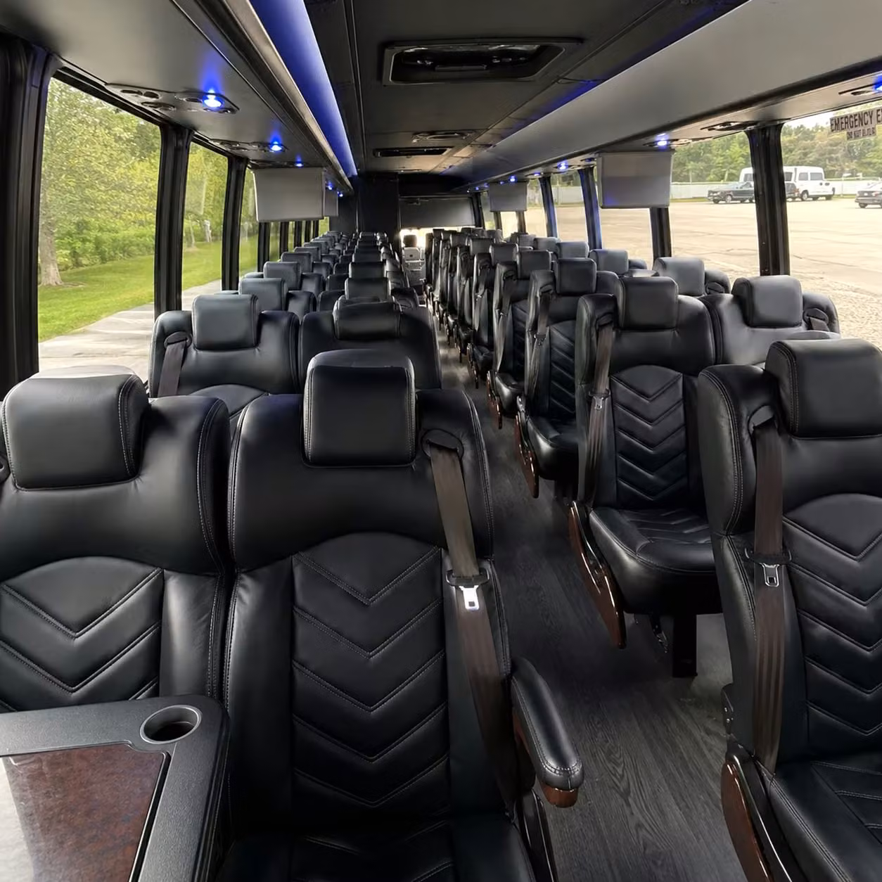30 passenger minibus inside