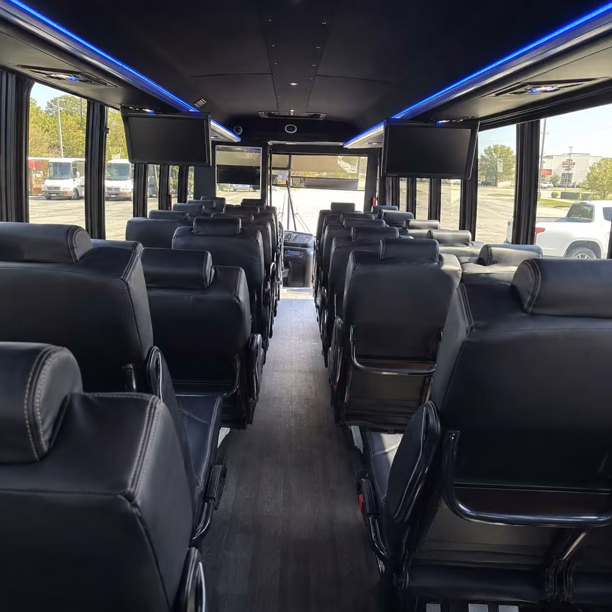35 passenger minibus interior