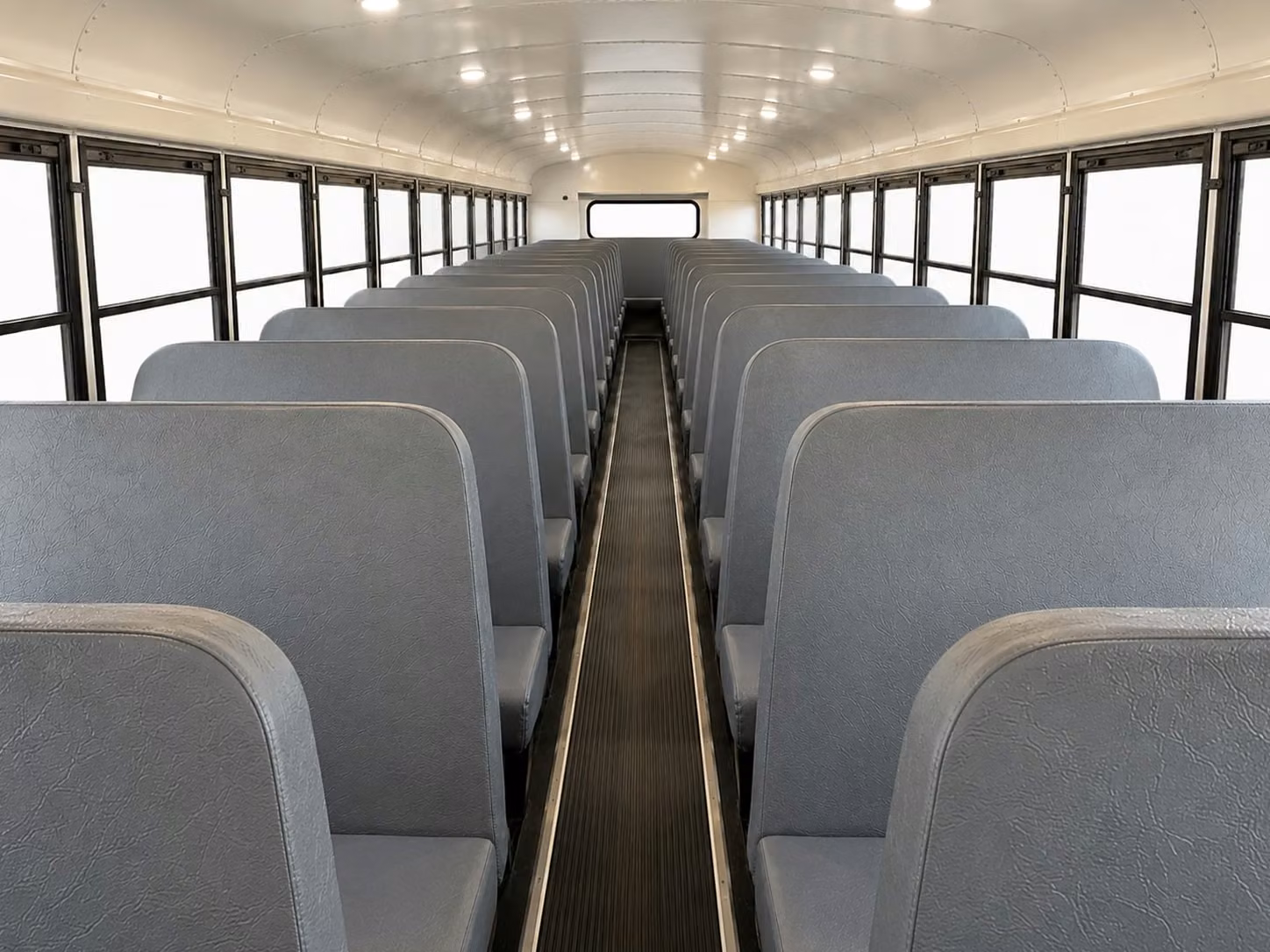 school bus inside