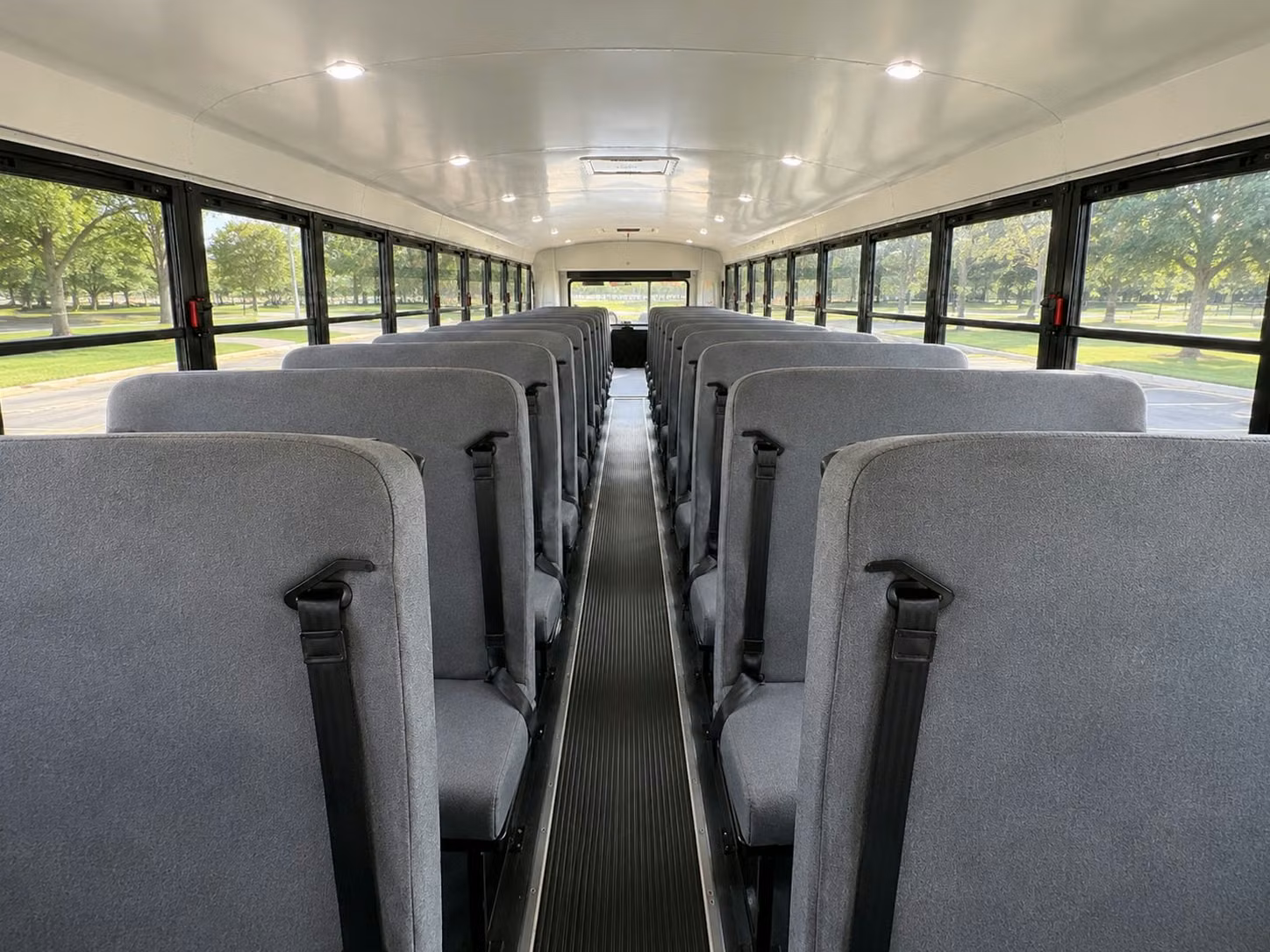 school bus interior
