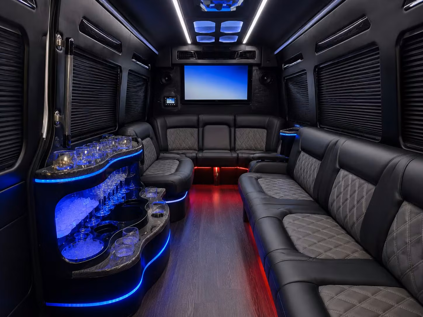 sprinter limousine inside