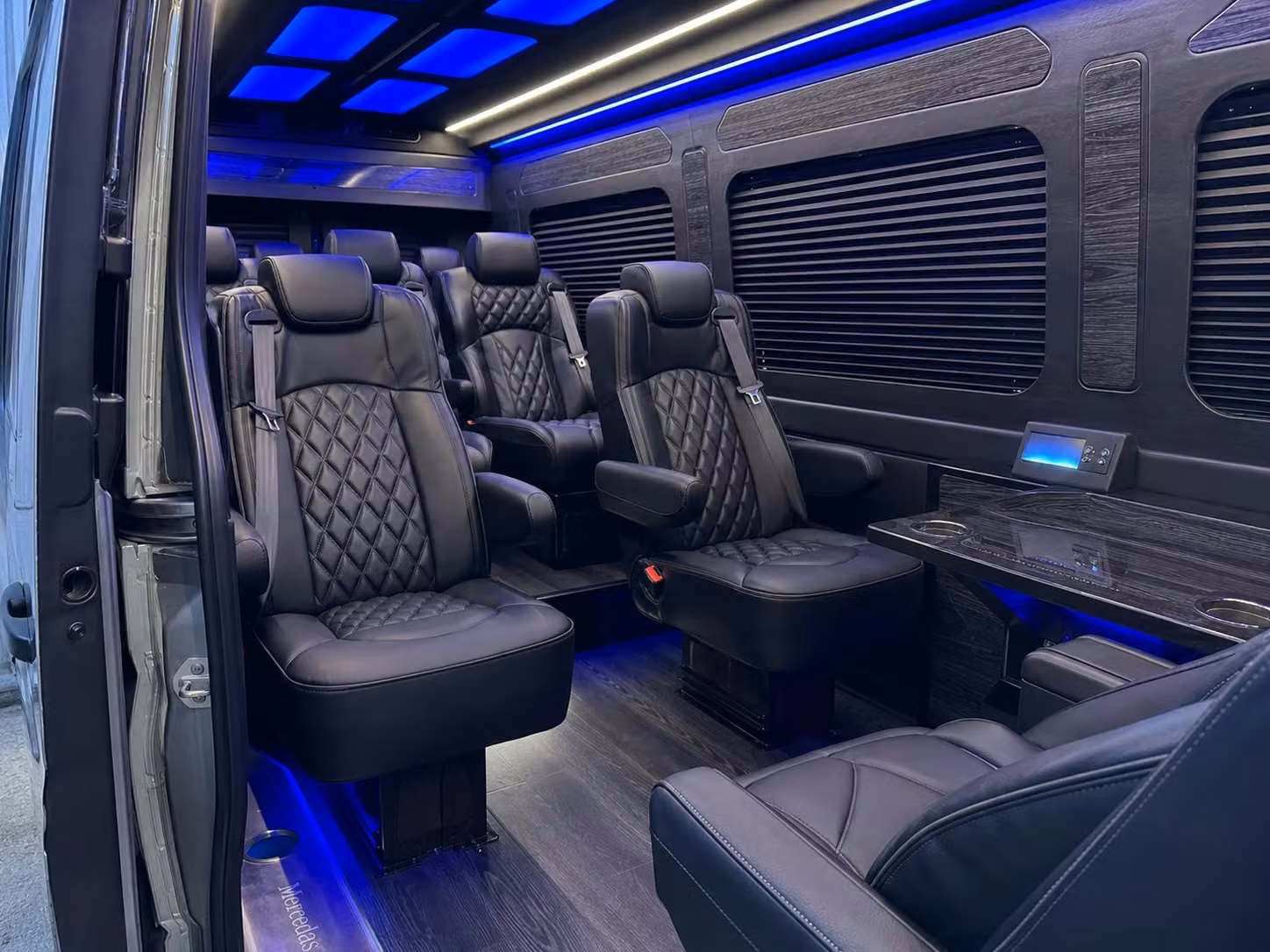 sprinter van transportation for groups and events across lincoln