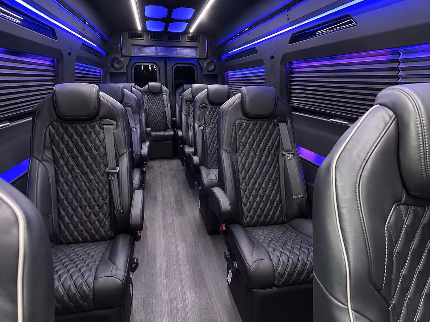sprinter van with driver interior